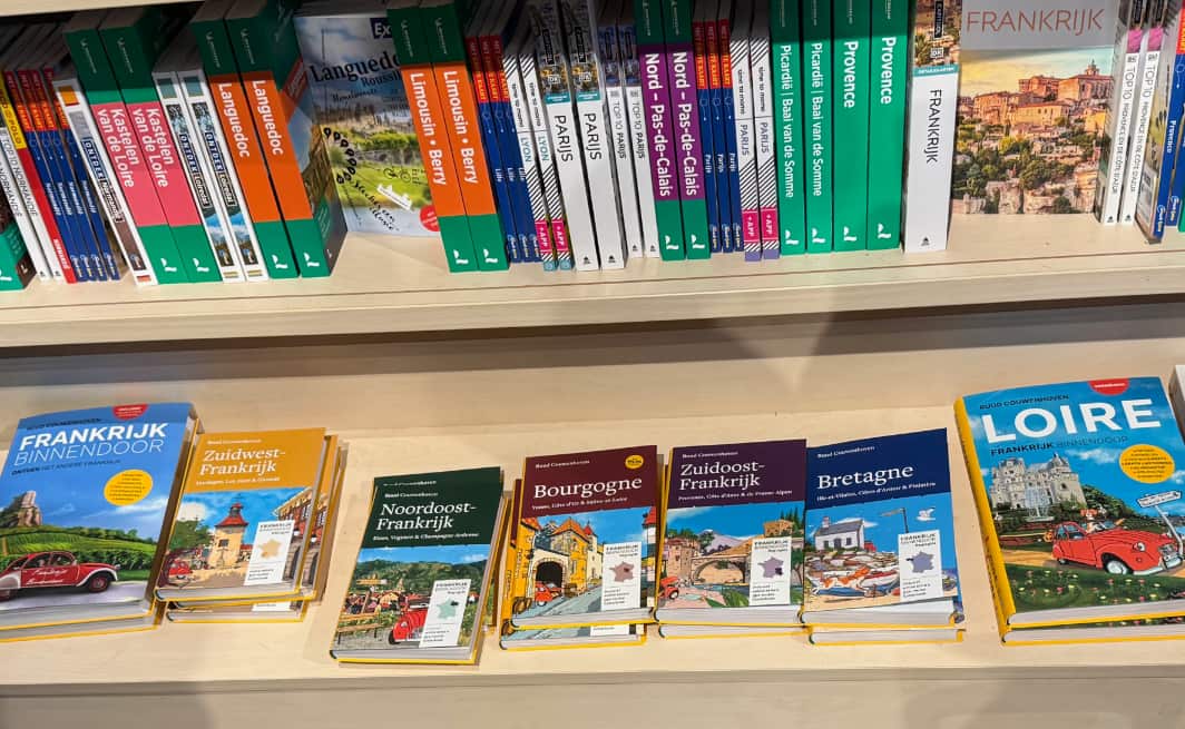 regiogidsen in de boekwinkels